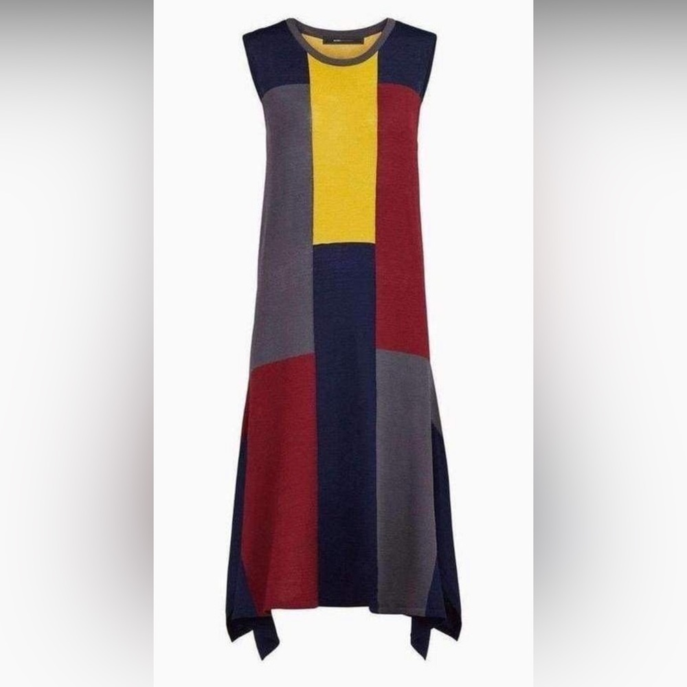 BCBG Maxazria Dress sleeveless multi color size L